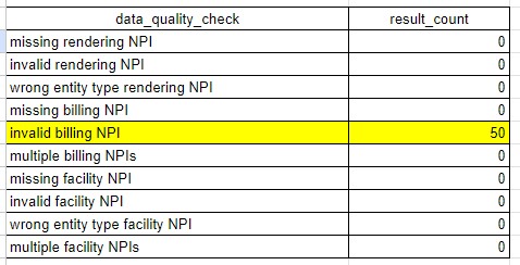 Provider NPI